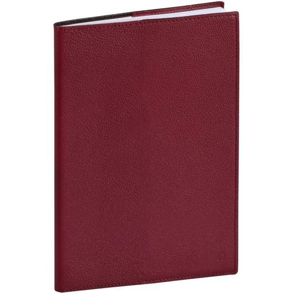 Buchkalender Minister Recycling ML 16x24cm Mona bordeaux 2024