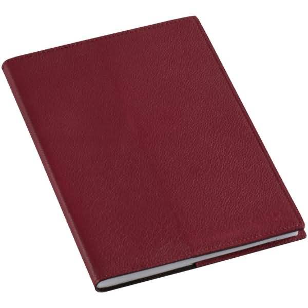 Buchkalender Minister Recycling ML 16x24cm Mona bordeaux 2024