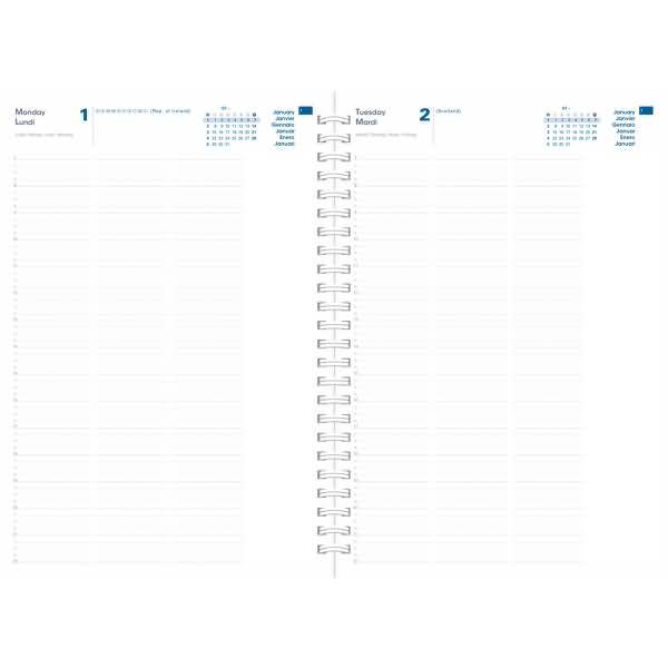 Buchkalender Day 2 Day 29 21x29,7cm relax Meer 2024