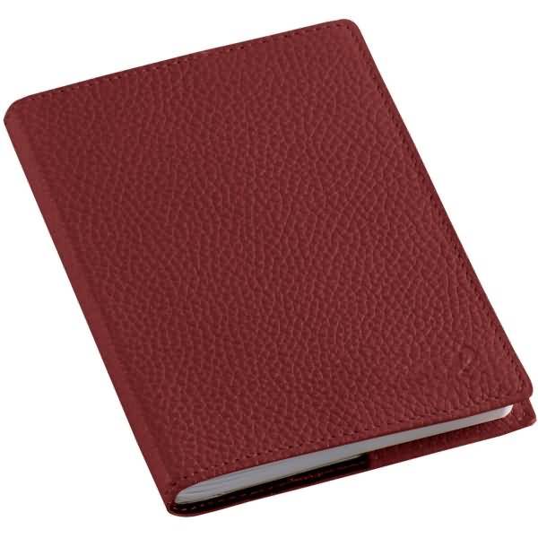 Kalender Geschäft Recycling 10x15cm 16 Monaten Mona bordeaux 2024