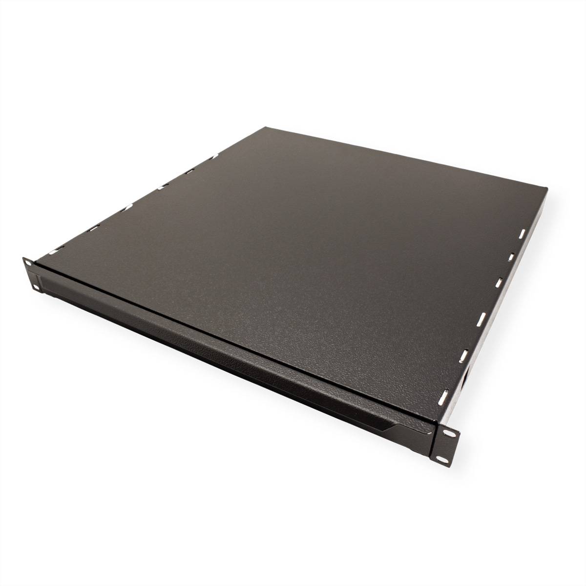 19"-Tastatureinschub 1 HE ohne Tastatur, schwarz