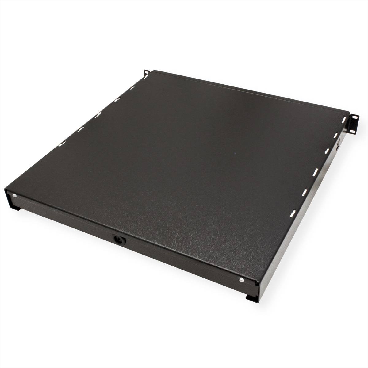 19"-Tastatureinschub 1 HE ohne Tastatur, schwarz
