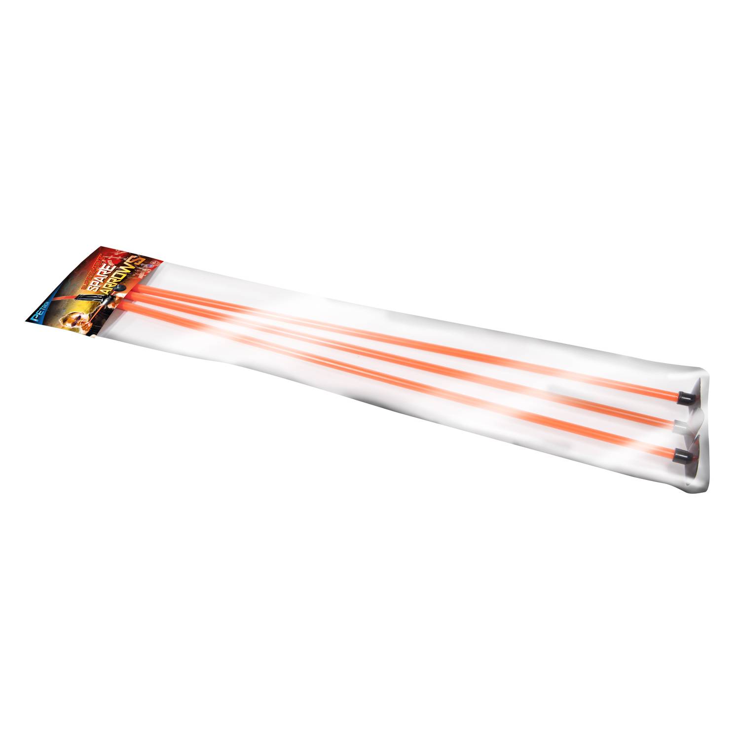 Petron 162/8 SURESHOT Spare Arrows Pfeile 57cm mit Saugnapf Zubehör für Bogen, orange (3er Pack)