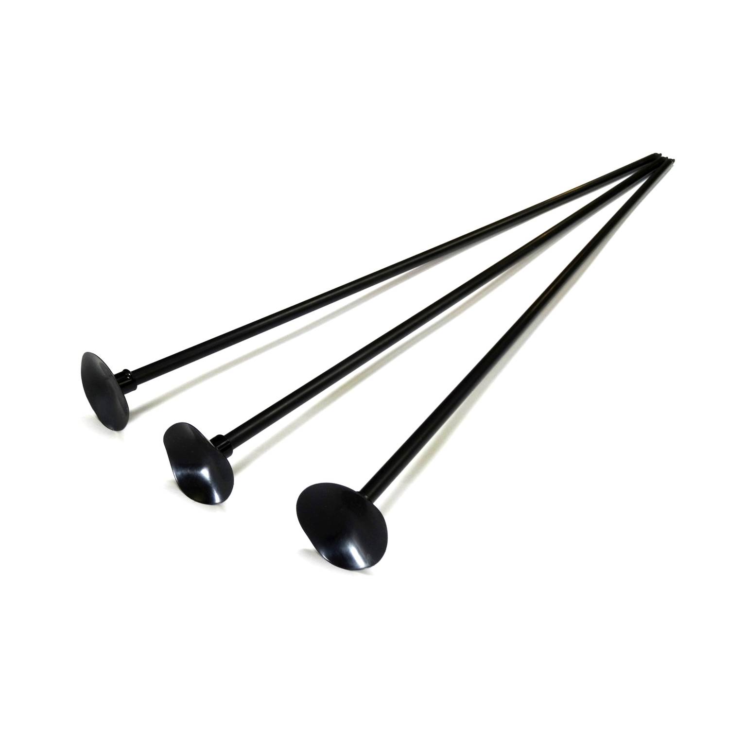 Petron S161/5 STEALTH Pfeile 58cm mit Saugnapf, Zubehör für Sport Bogen, schwarz (3er Pack)