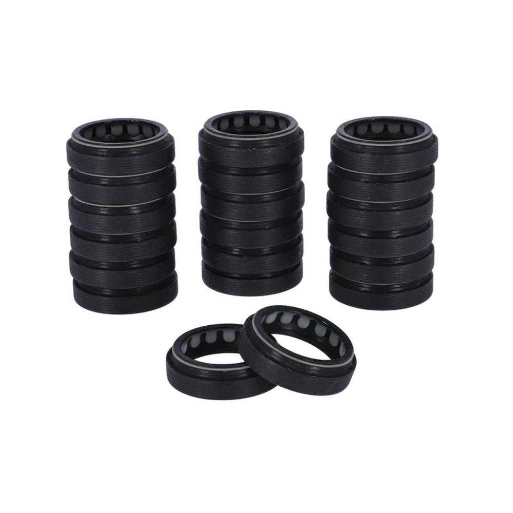RockShox Gabel Dust Wiper Kit 27.5/29" 38mm,sw,inkl.flanschlosen DustWp,ZEB2021, schwarz (1 Set)