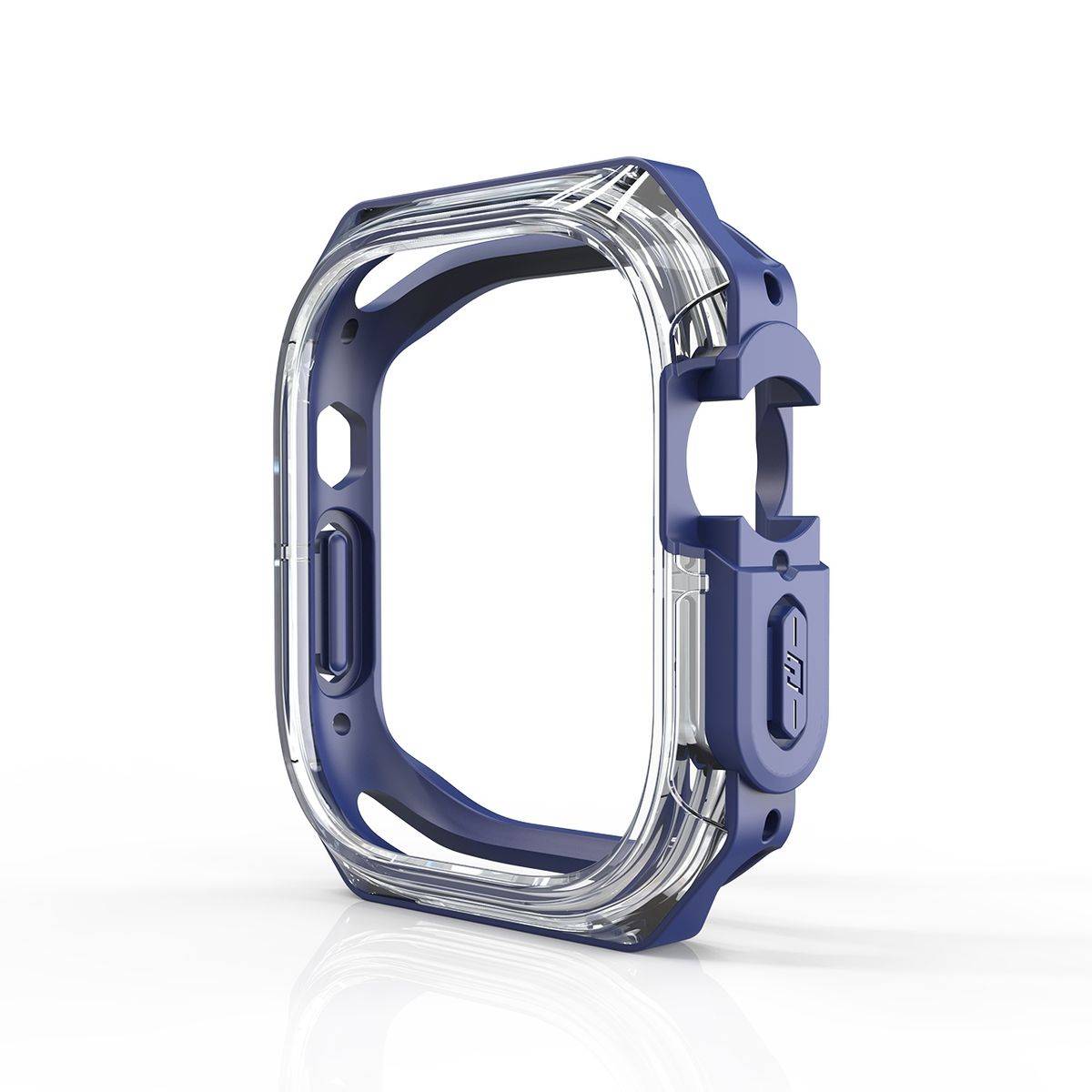 Für Apple Watch Ultra 1 + 2 49mm Uhr Gehäuse Silikon Schutz Hülle Blau