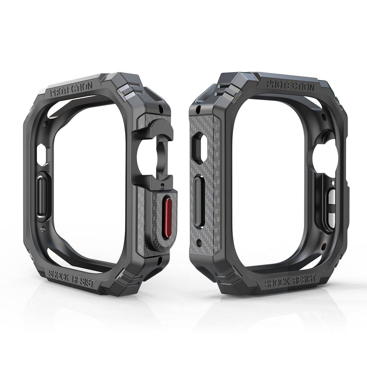 Für Apple Watch Ultra 1 + 2 49mm Shockproof Hülle Cover Case PC / TPU