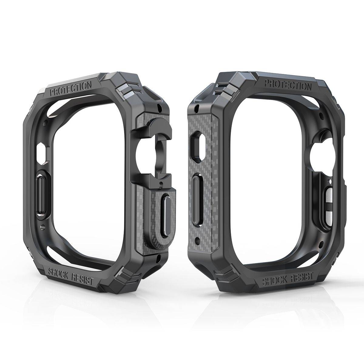 Für Apple Watch Ultra 1 + 2 49mm Shockproof Hülle Cover Case PC / TPU