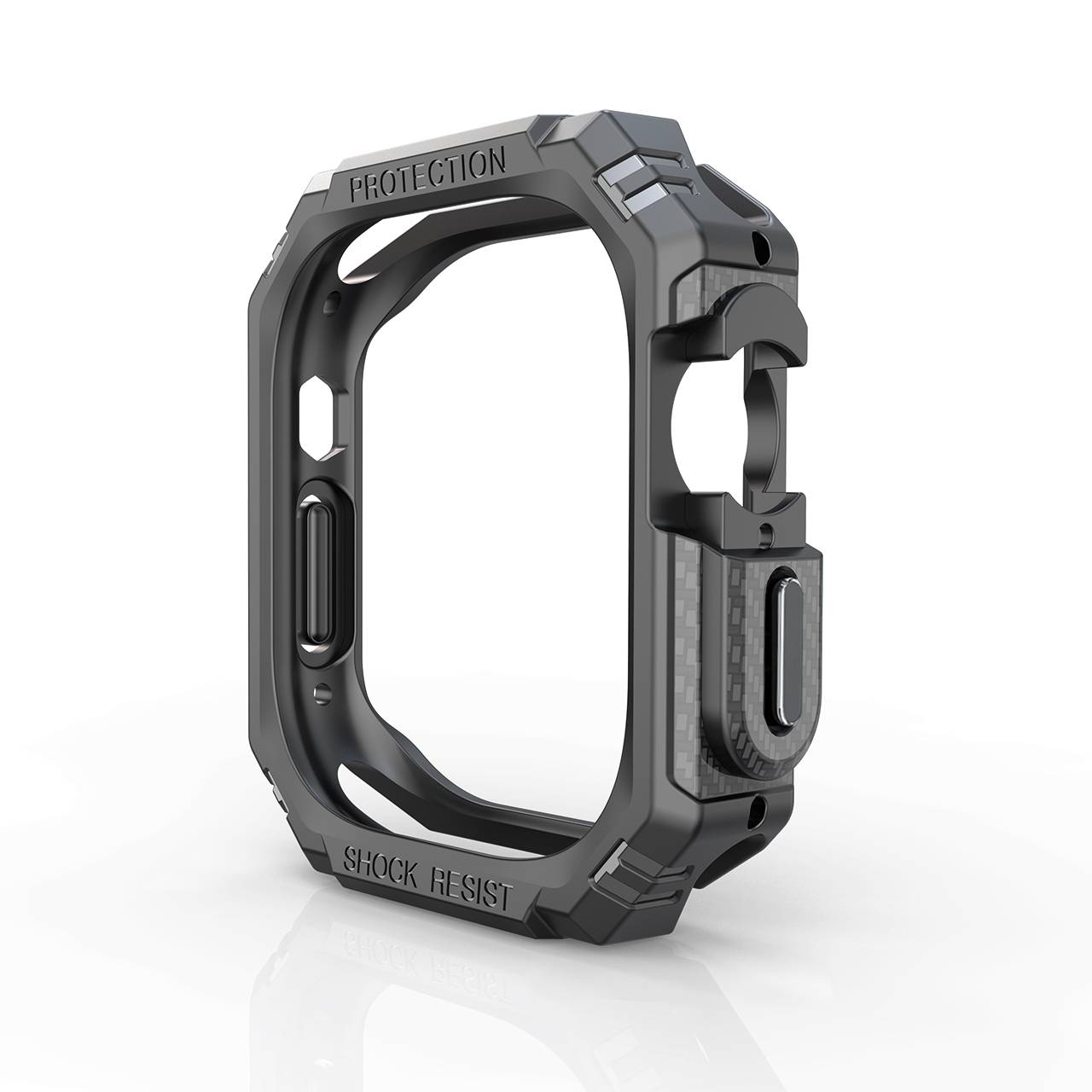 Smartwatch Kunststoff Hülle für Apple Watch Ultra 4 / 3 / 2 / 1 49mm Schutz Case