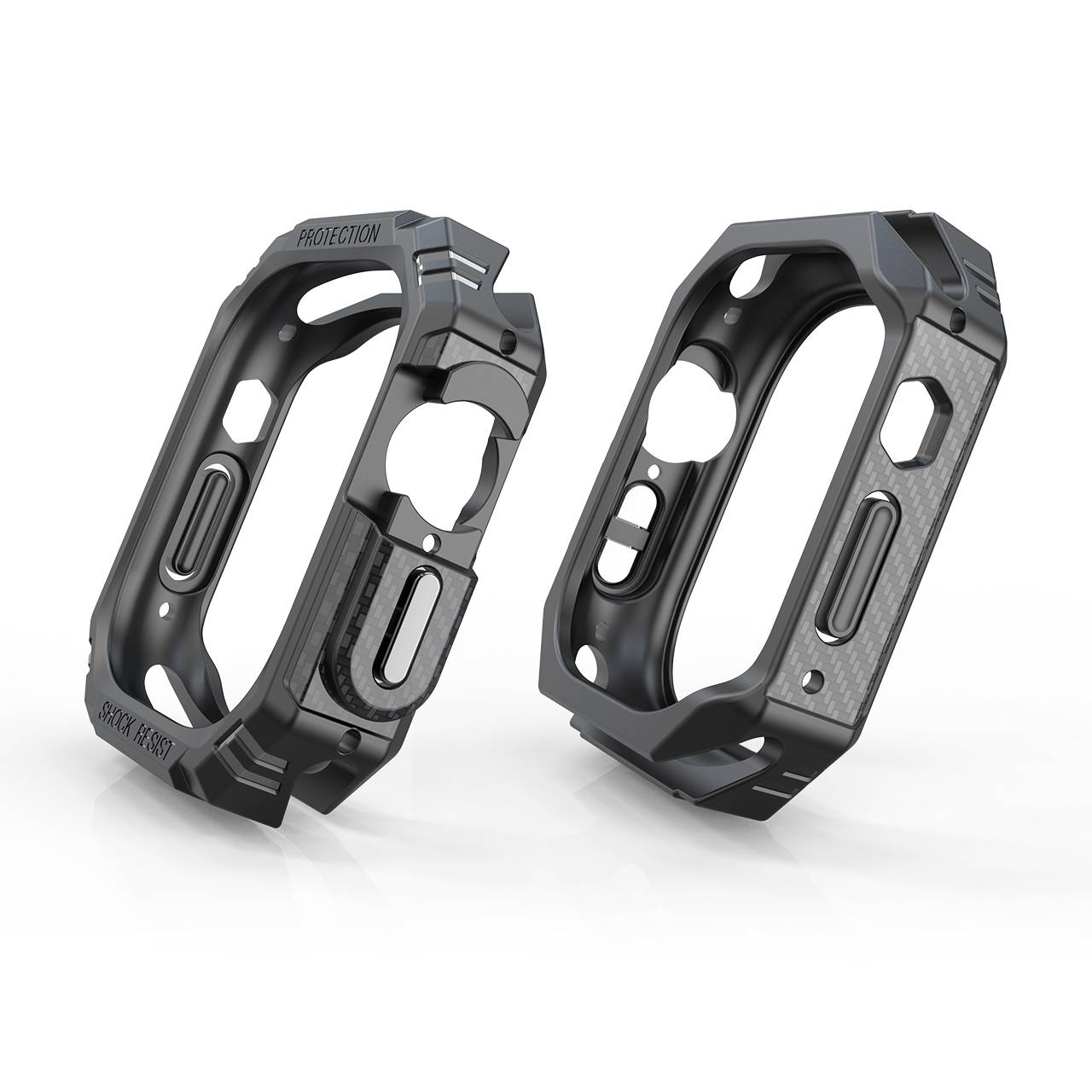 Smartwatch Kunststoff Hülle für Apple Watch Ultra 4 / 3 / 2 / 1 49mm Schutz Case