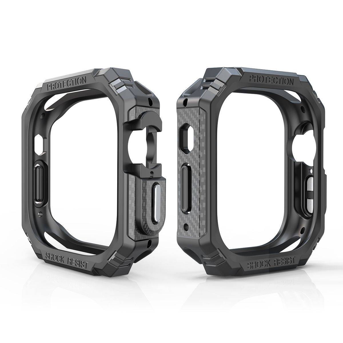 Für Apple Watch Ultra 1 + 2 49mm Shockproof Hülle Cover Case PC / TPU