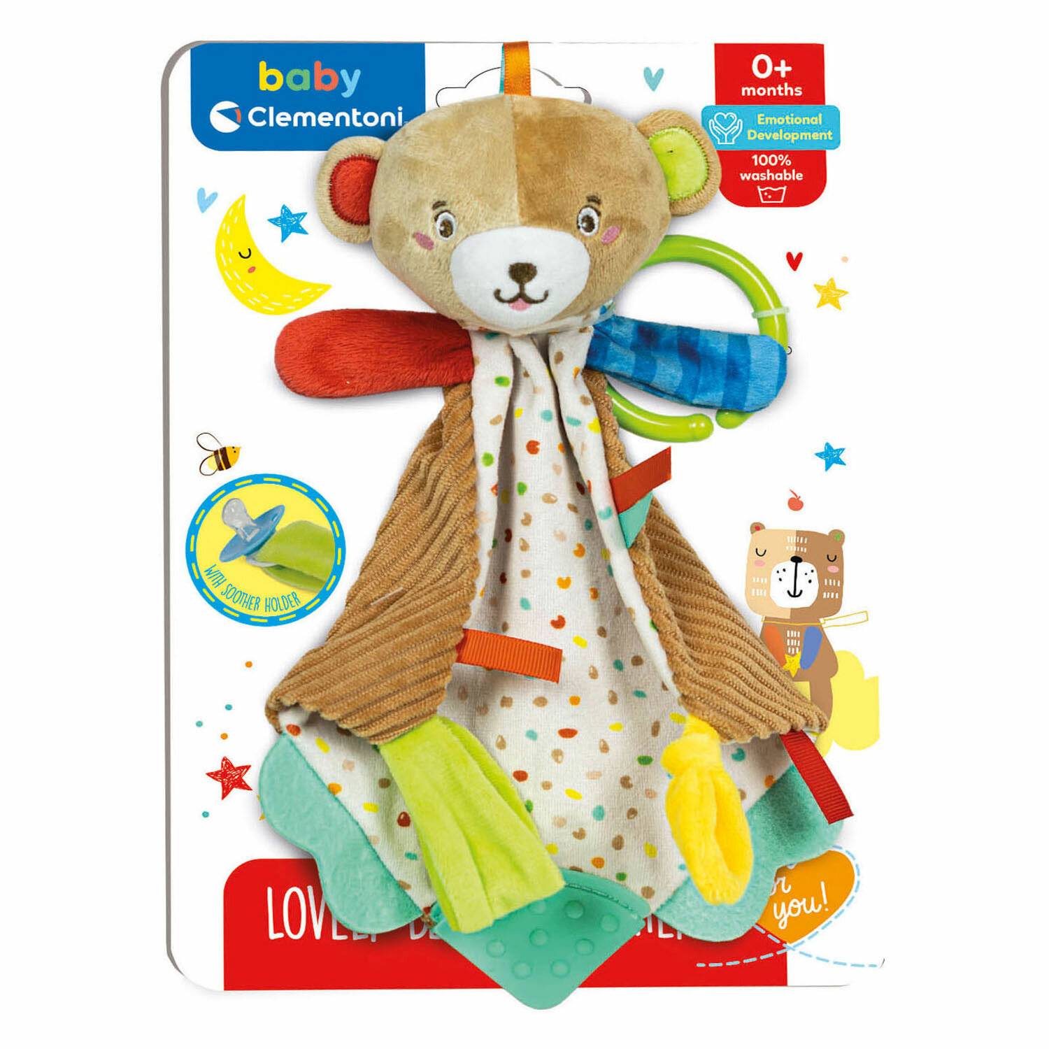 Clementoni Baby - Plüsch-Rasselbär
