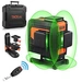 TACKLIFE SC-L12 3 x 360-Grad selbstnivellierender grüner Kreuzlinien-Laser-Tool, 132 Fuß mit Fernbedienung, Pulsmode, verstellbare magnetische Basis TACKLIFE SC-L12 3 x 360-Grad selbstnivellierender grüner Kreuzlinien-Laser-Tool, 132 Fuß mit Fernbedienung, Pulsmode, verstellbare magnetische Basis