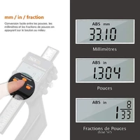 TACKLIFE MDG01, Digitaler Tiefenmesser, 80 mm Tiefenmesser, Messwerkzeug mit LCD-Digitalanzeige für Zimmerei TACKLIFE MDG01, Digitaler Tiefenmesser, 80 mm Tiefenmesser, Messwerkzeug mit LCD-Digitalanzeige für Zimmerei