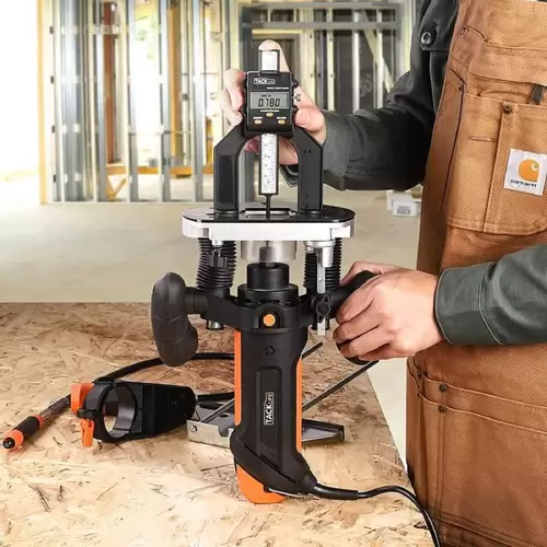 TACKLIFE MDG01, Digitaler Tiefenmesser, 80 mm Tiefenmesser, Messwerkzeug mit LCD-Digitalanzeige für Zimmerei TACKLIFE MDG01, Digitaler Tiefenmesser, 80 mm Tiefenmesser, Messwerkzeug mit LCD-Digitalanzeige für Zimmerei