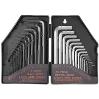Tacklife HHW1A 30 Stück/Satz Flachkopf Sechskantschlüssel Satz Handwerkzeuge Tacklife HHW1A 30 Stück/Satz Flachkopf Sechskantschlüssel Satz Handwerkzeuge