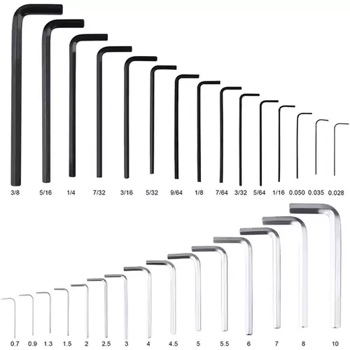 Tacklife HHW1A 30 Stück/Satz Flachkopf Sechskantschlüssel Satz Handwerkzeuge Tacklife HHW1A 30 Stück/Satz Flachkopf Sechskantschlüssel Satz Handwerkzeuge