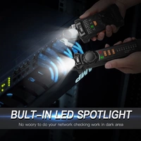 TACKLIFE CT03 Wire Tracker, Multifunktionaler RJ11 RJ45 Kabeltester, Kabeltester Leitungssucher mit NCV-Sonde für die Netzwerkkabelsortierung TACKLIFE CT03 Wire Tracker, Multifunktionaler RJ11 RJ45 Kabeltester, Kabeltester Leitungssucher mit NCV-Sonde für die Netzwerkkabelsortierung