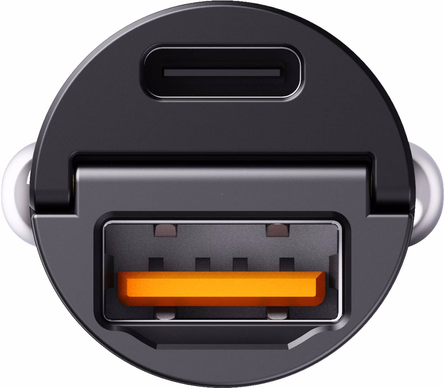 AUKEY CC-A3 KFZ Ladegerät Enduro 30W, PD Dual 2-Port USB-A&C Car Charger Enduro, Mobilgerät Fahr­zeug­zu­be­hör, Schwarz