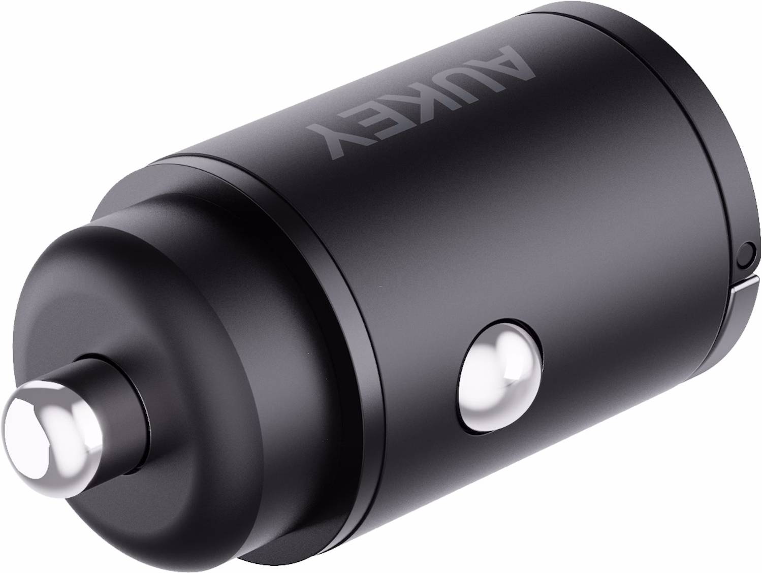 AUKEY CC-A3 KFZ Ladegerät Enduro 30W, PD Dual 2-Port USB-A&C Car Charger Enduro, Mobilgerät Fahr­zeug­zu­be­hör, Schwarz