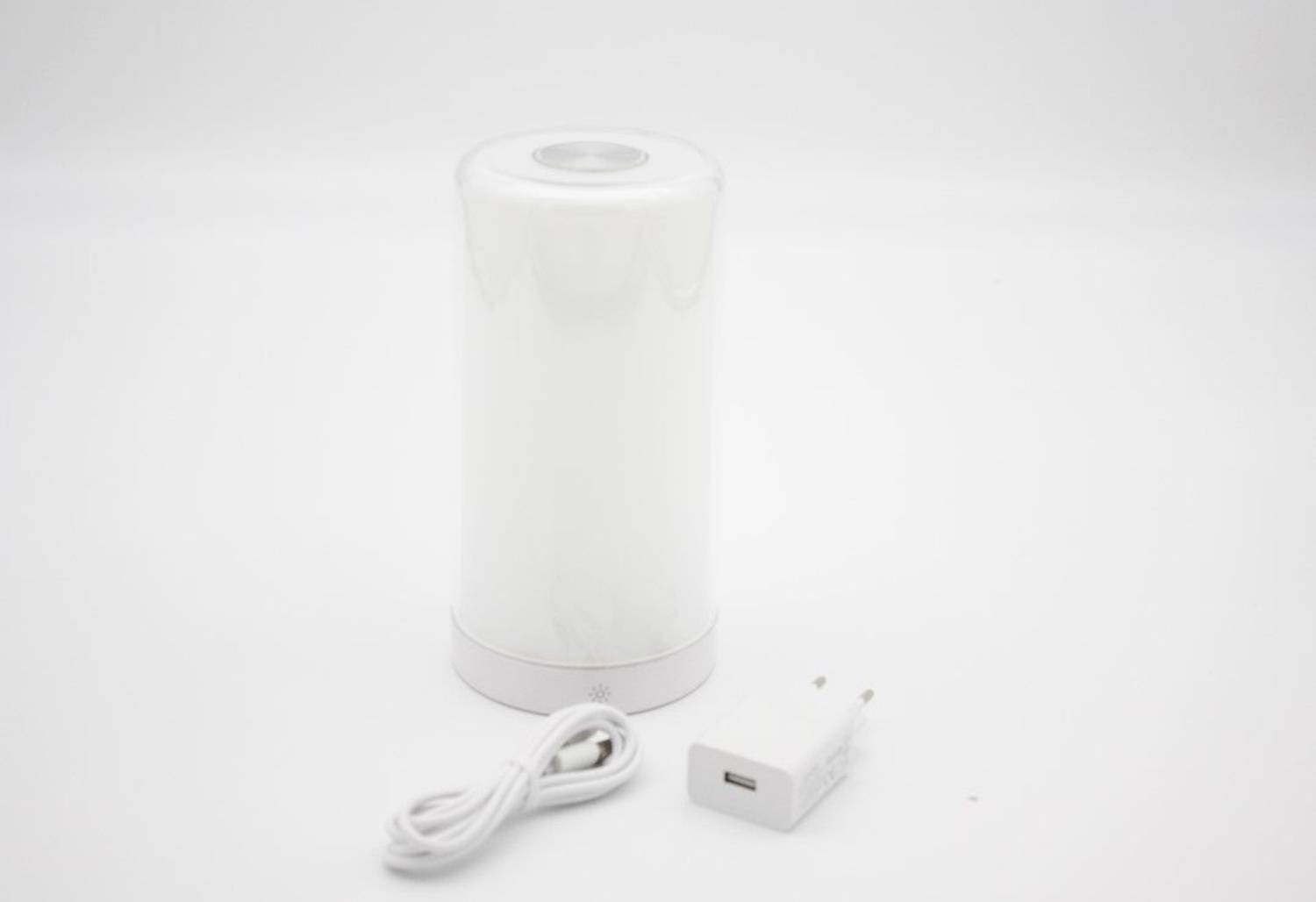 Aukey Nachttischlampe LED Tischleuchte LT-T9 Warmweiches Licht & Farbwechselndes RGB