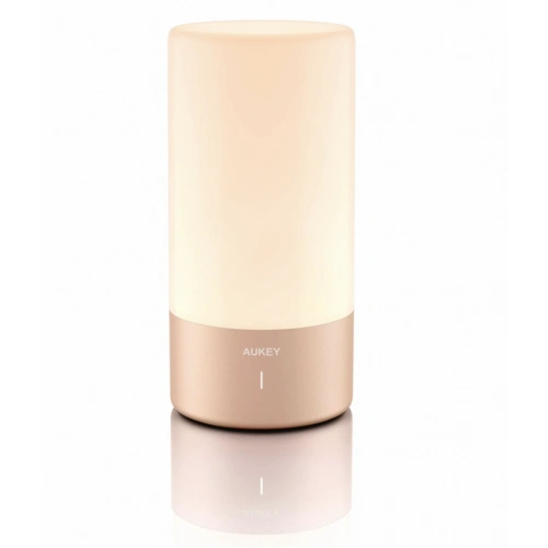 AUKEY LT-T6, LED Nachttischlampe, Berührungssteuerung Tischleuchte 360°, Dimmbar Touch-Tischlampe, RGB Atmosphärenlampe, 3 Helligkeitsstufen, Stimm AUKEY LT-T6, LED Nachttischlampe, Berührungssteuerung Tischleuchte 360°, Dimmbar Touch-Tischlampe, RGB Atmosphärenlampe, 3 Helligkeitsstufen, Stimm