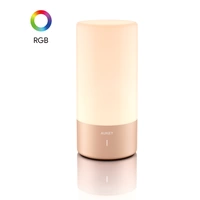 AUKEY LT-T6, LED Nachttischlampe, Berührungssteuerung Tischleuchte 360°, Dimmbar Touch-Tischlampe, RGB Atmosphärenlampe, 3 Helligkeitsstufen, Stimm AUKEY LT-T6, LED Nachttischlampe, Berührungssteuerung Tischleuchte 360°, Dimmbar Touch-Tischlampe, RGB Atmosphärenlampe, 3 Helligkeitsstufen, Stimm