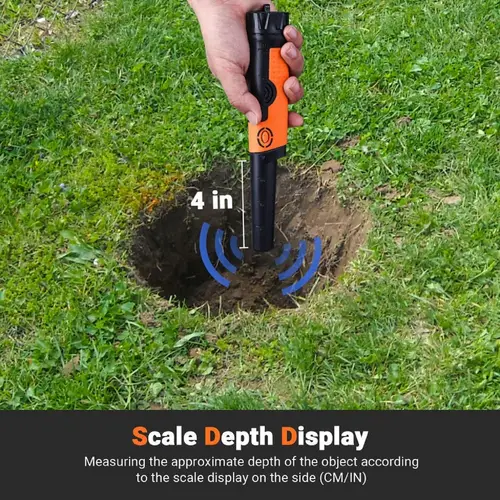 TACKLIFE MPP01 Pinpointer Metalldetektor IP68, hohe Empfindlichkeit, Unterwassermessung, 360° Scan, mit LED-Taschenlampe TACKLIFE MPP01 Pinpointer Metalldetektor IP68, hohe Empfindlichkeit, Unterwassermessung, 360° Scan, mit LED-Taschenlampe