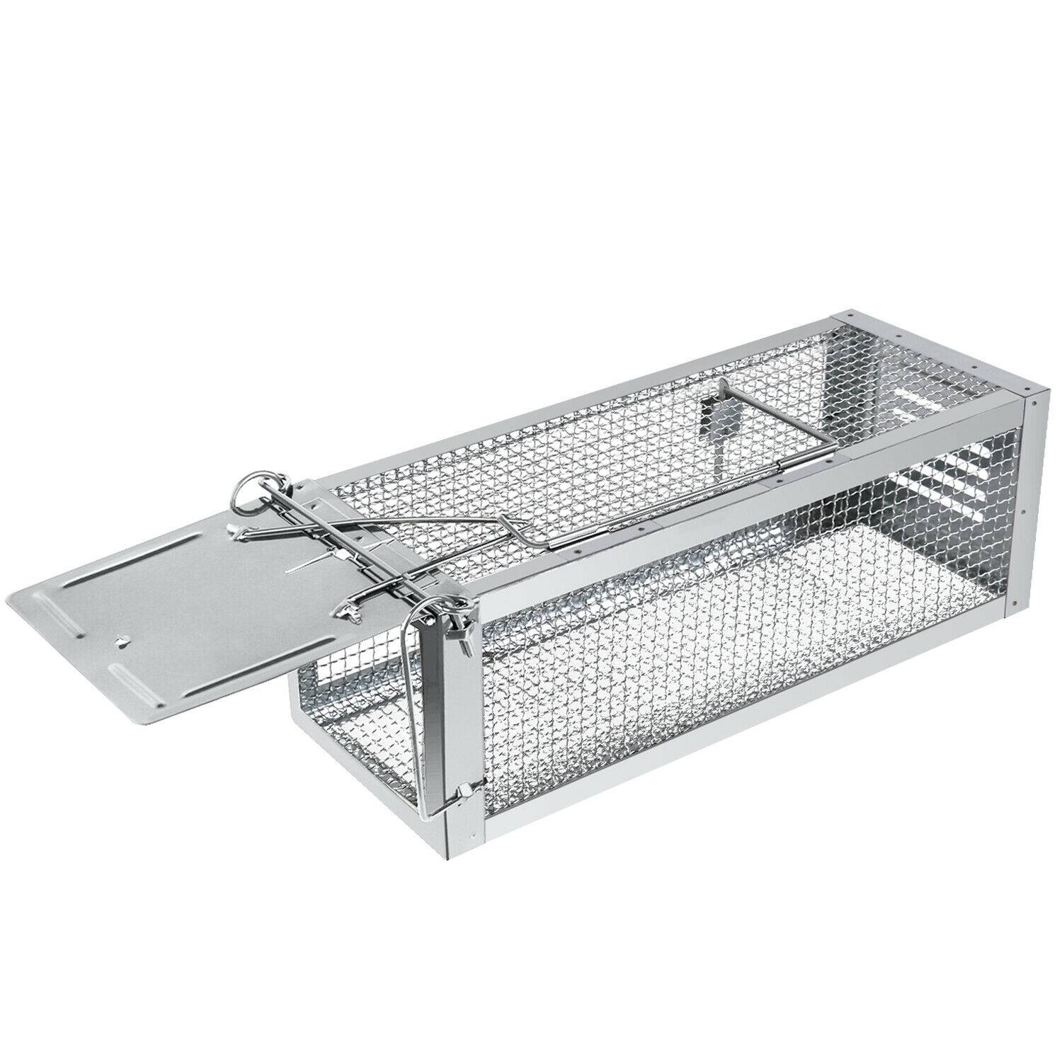 RatzFatz MTBSL60 Lebendfalle Groß, Premium Rattenfalle Wiederverwendbar, Mausefalle Lebend, 2 Türen, Ersetzt Schlagfallen, Siebenschläfer XXL, Trag