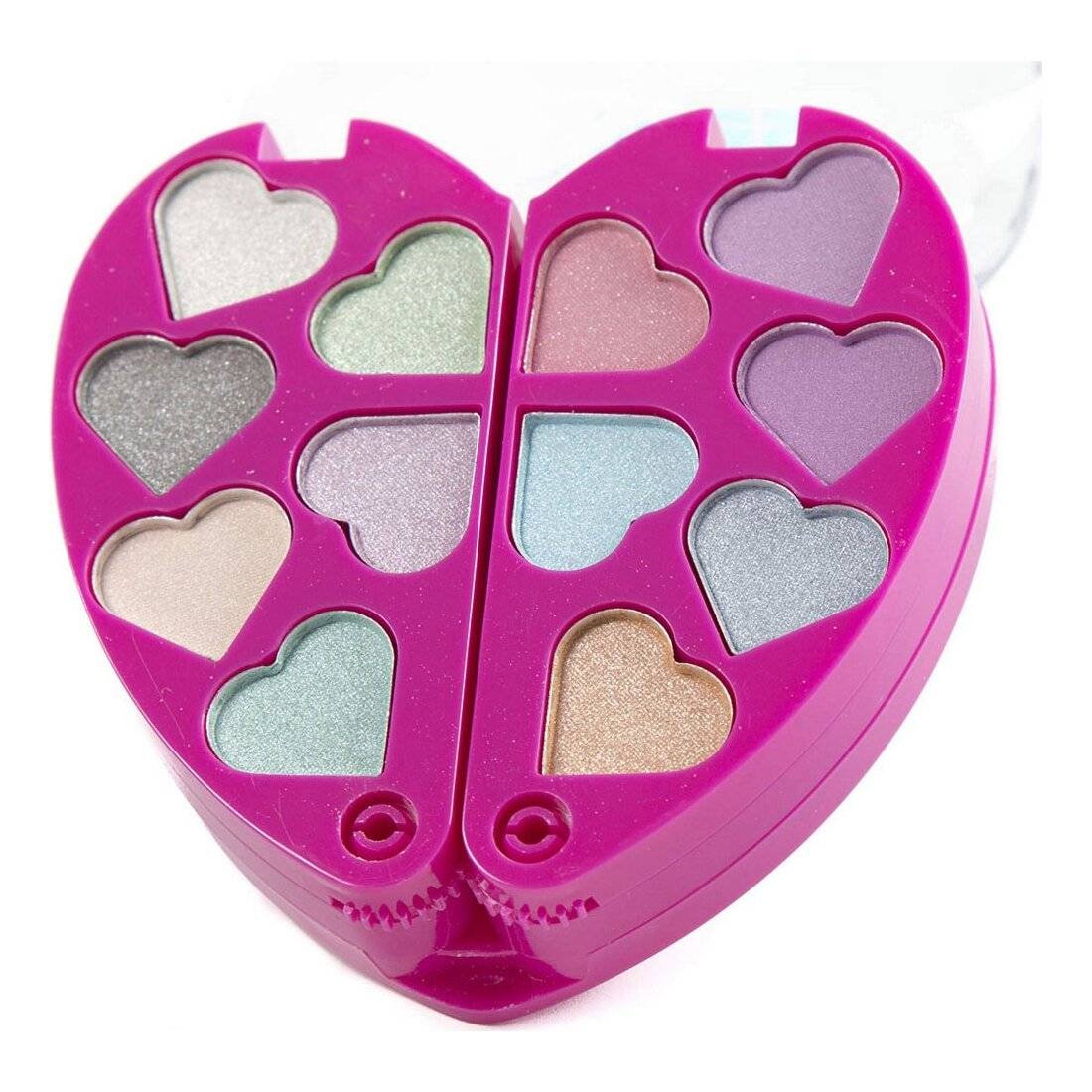 Set Maquillaje En Forma De Corazón