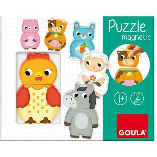 Personalisierbares Holzpuzzle Goula Diset (12 pcs)