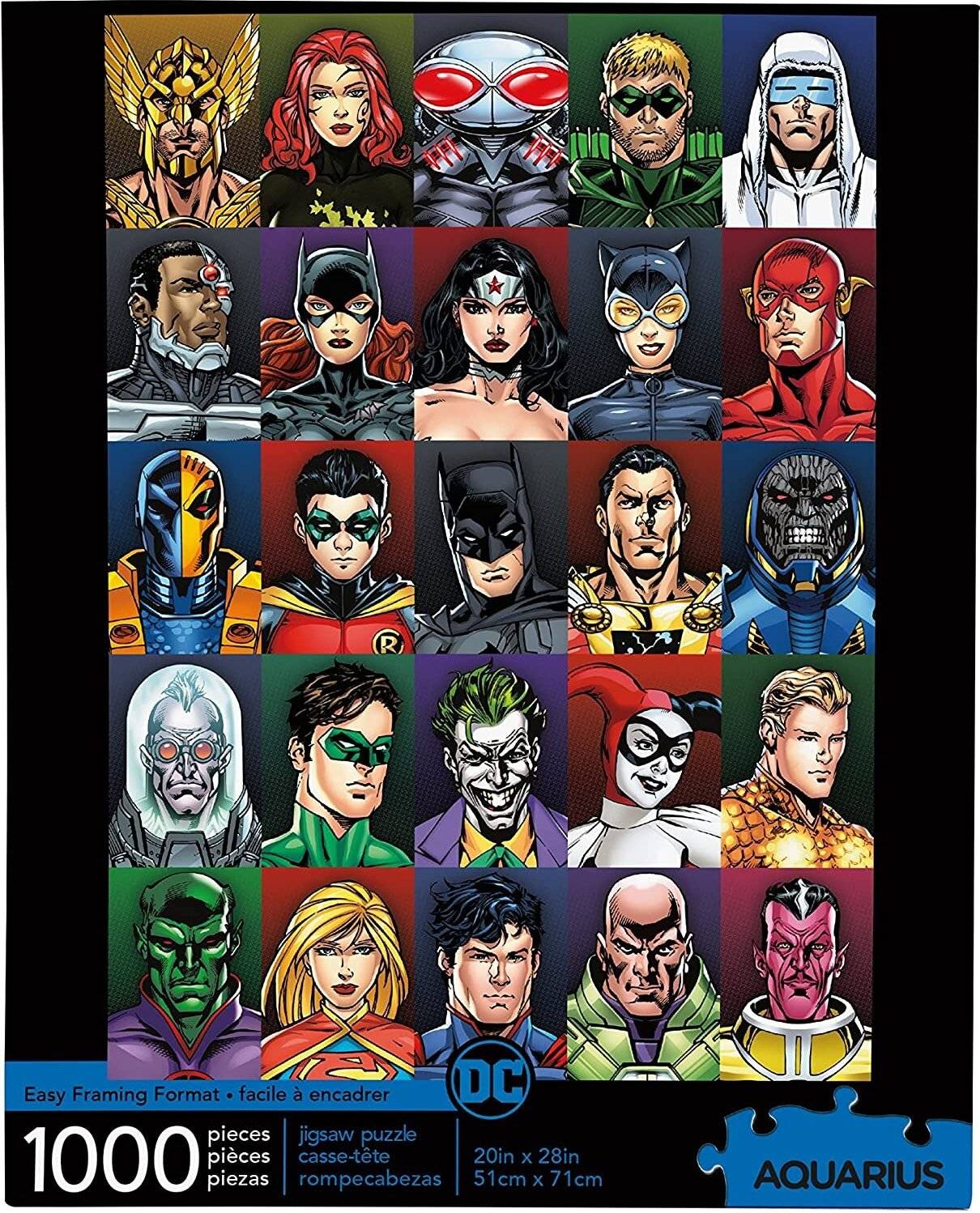 DC Comics Puzzle Faces (1000 Teile)