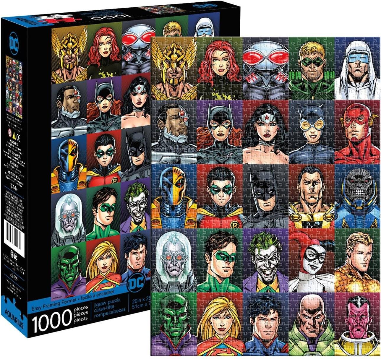 DC Comics Puzzle Faces (1000 Teile)
