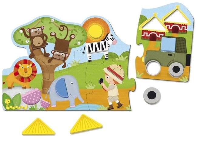 puzzle Safari junior Holz 13 Teile
