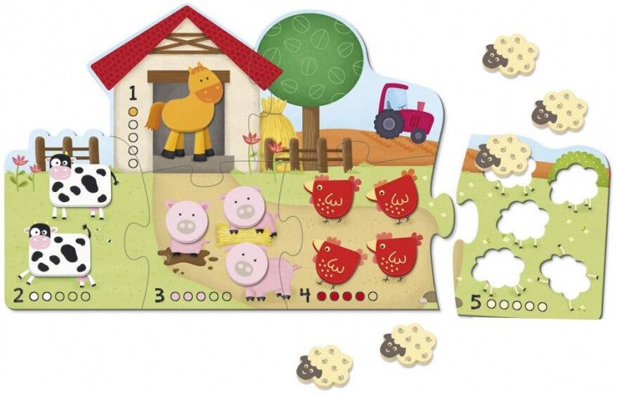 puzzle Tellen junior holz 21 teile