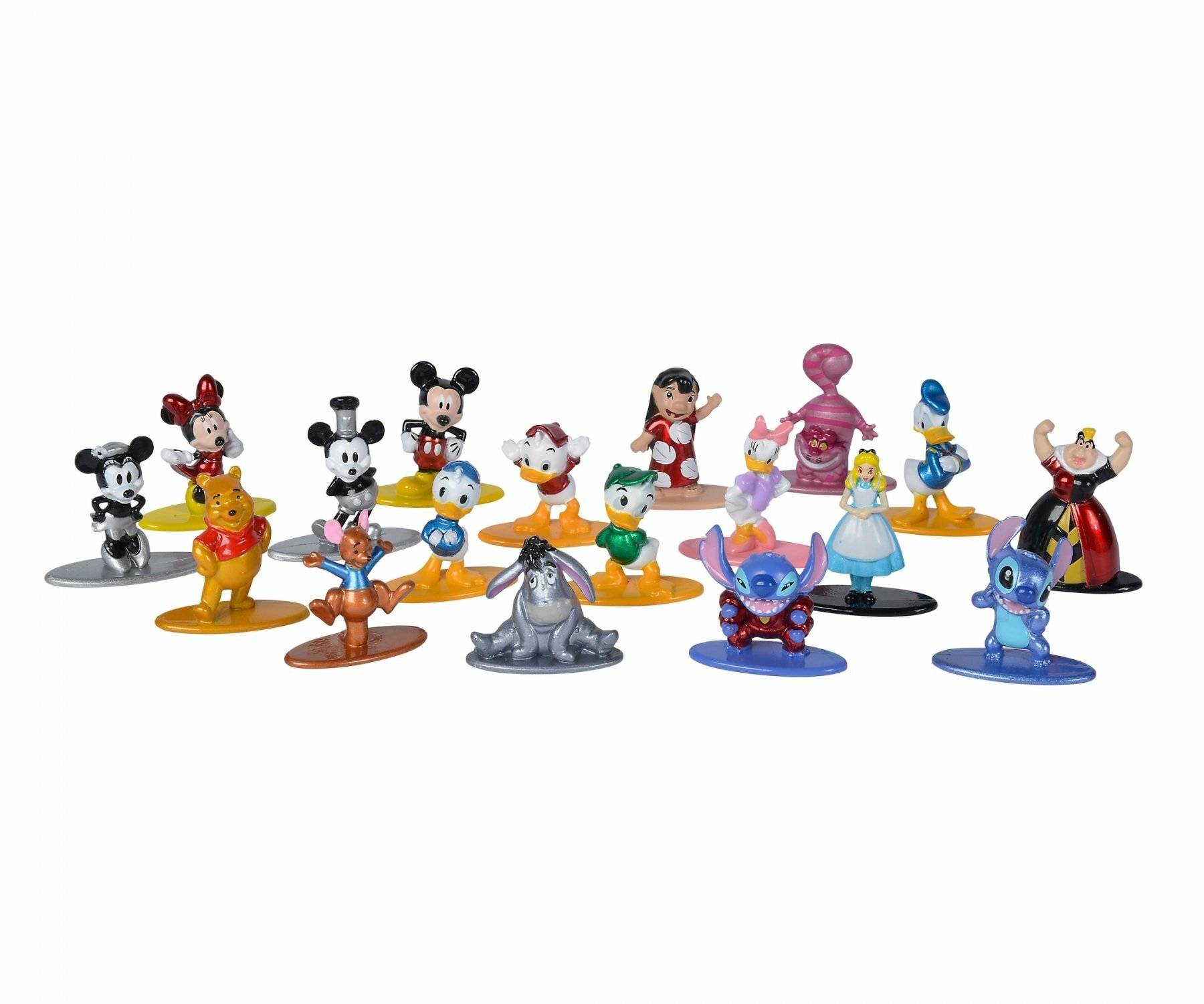 Jada Toys Disney Nano Wave 1 Sammelfiguren, 18 Stück.