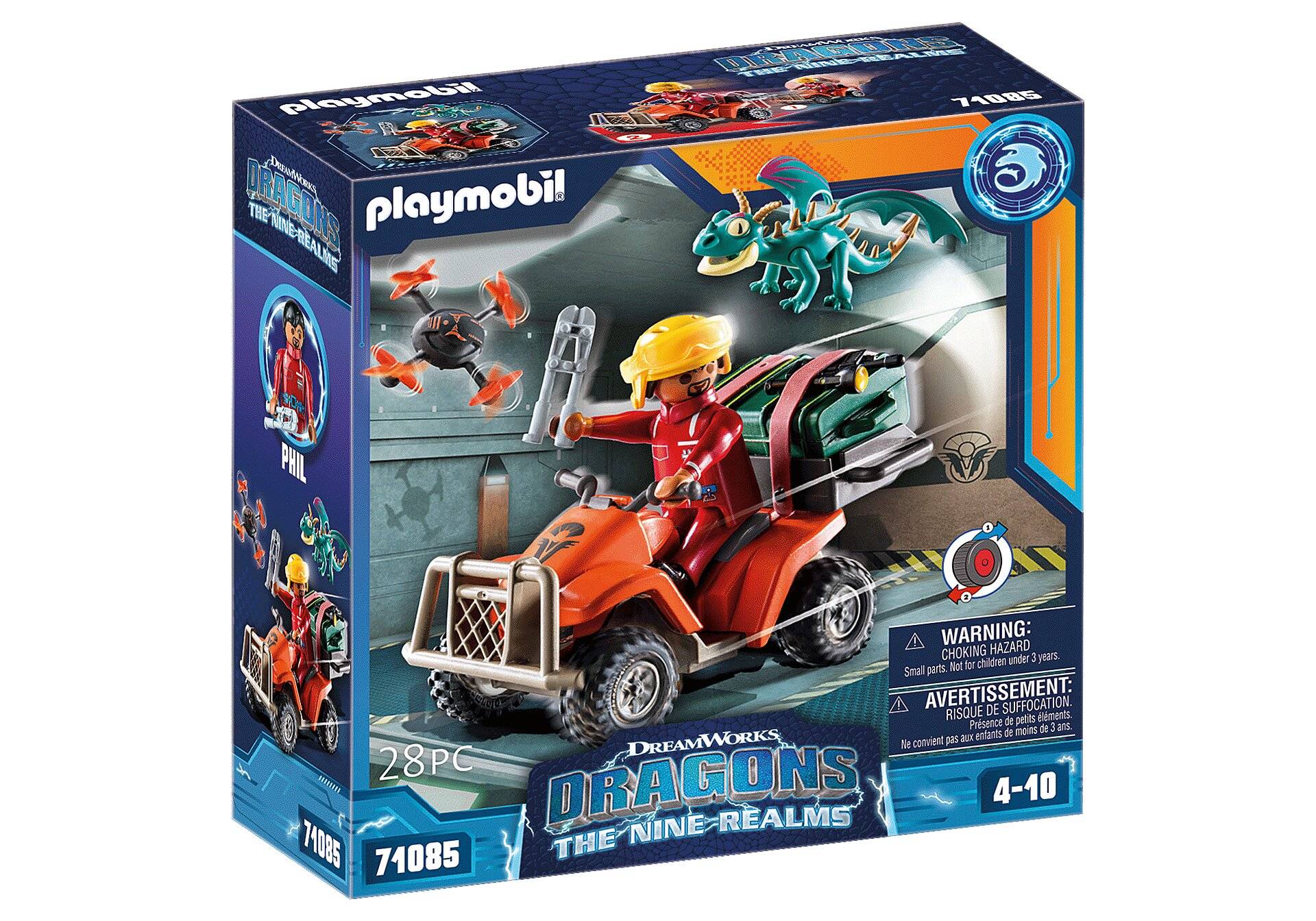Playmobil 71085 Drachen: Die Neun Reiche Icaris Quad & Phil