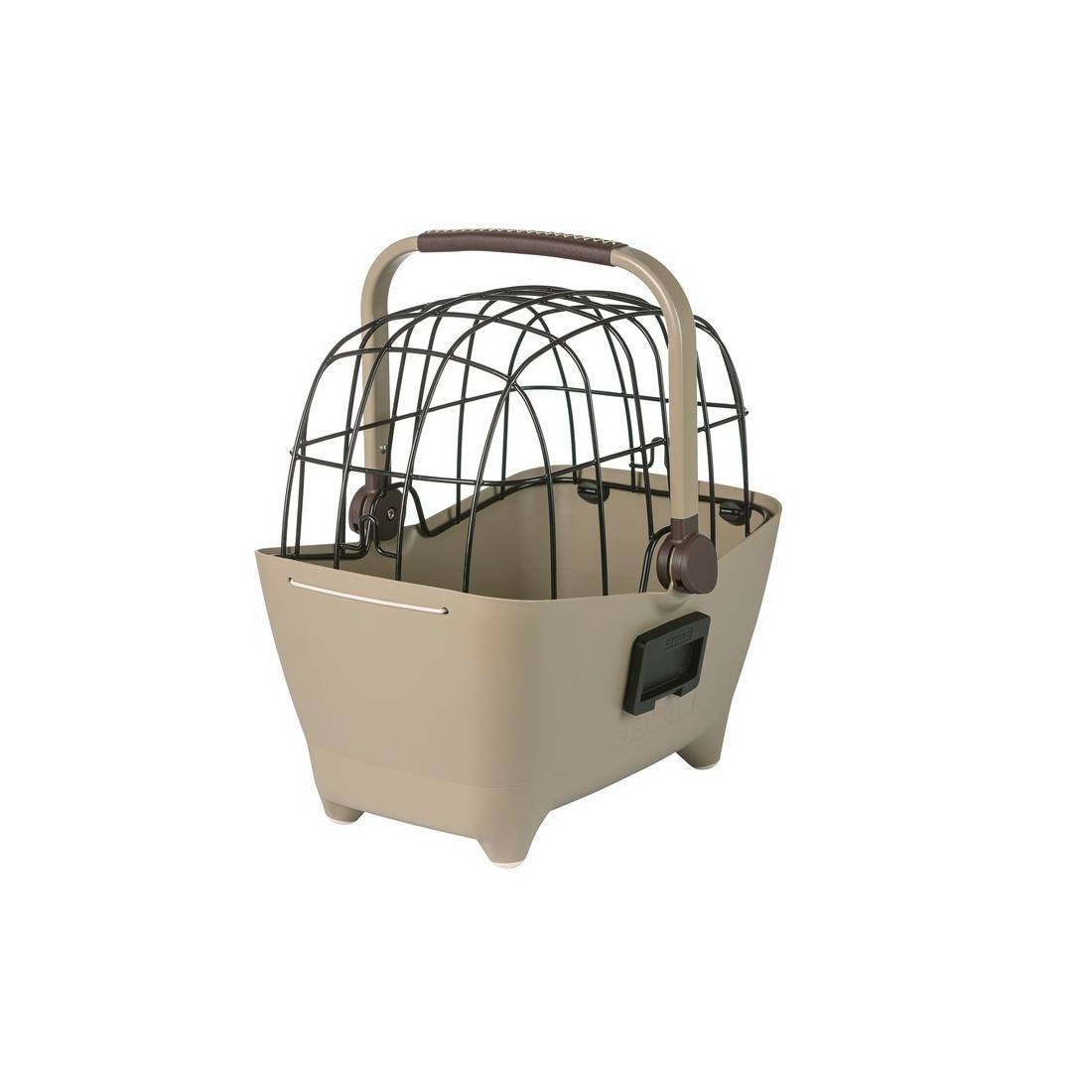 Basil Vorderrad-Tierfahrradkorb Buddy KF 45x32x22cm, biscotti brown, 32ltr, KF