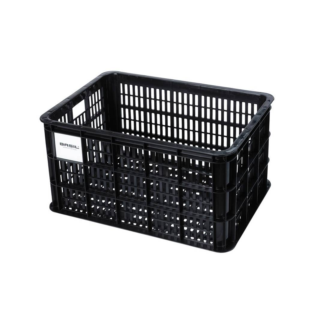 Basil Fahrradkasten Crate L schwarz, 40ltr, Kunststoff