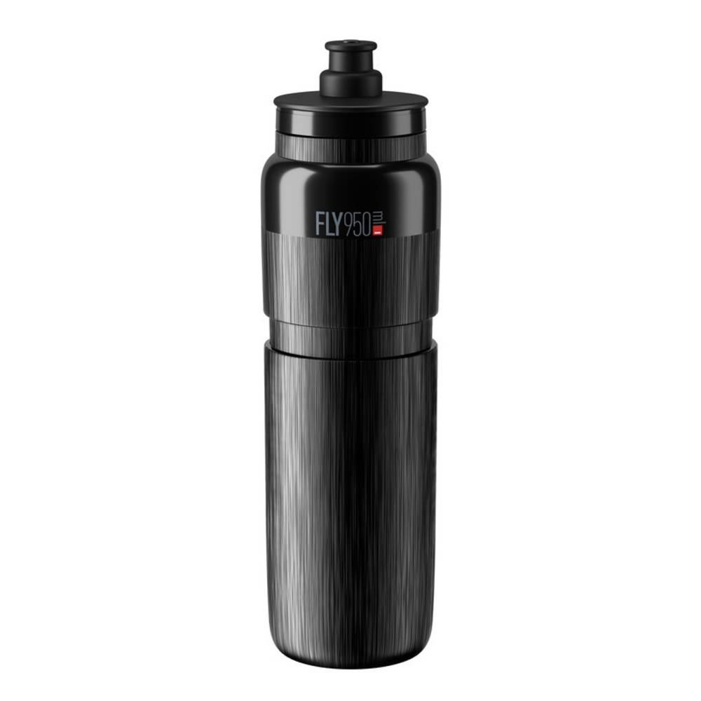 Elite Trinkflasche Fly Tex 950 ml, schwarz