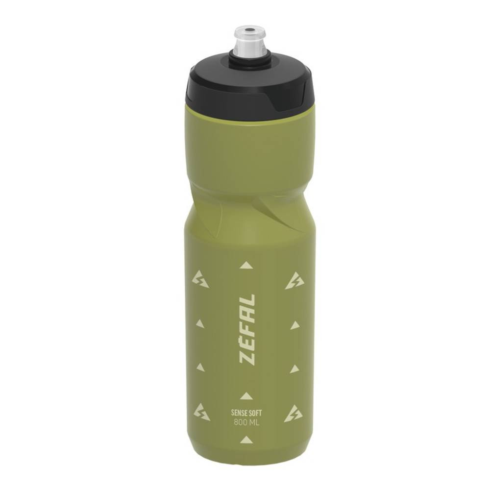 Zéfal Trinkflasche Sense Soft 80 800ml, oliv grün, Höhe 229mm