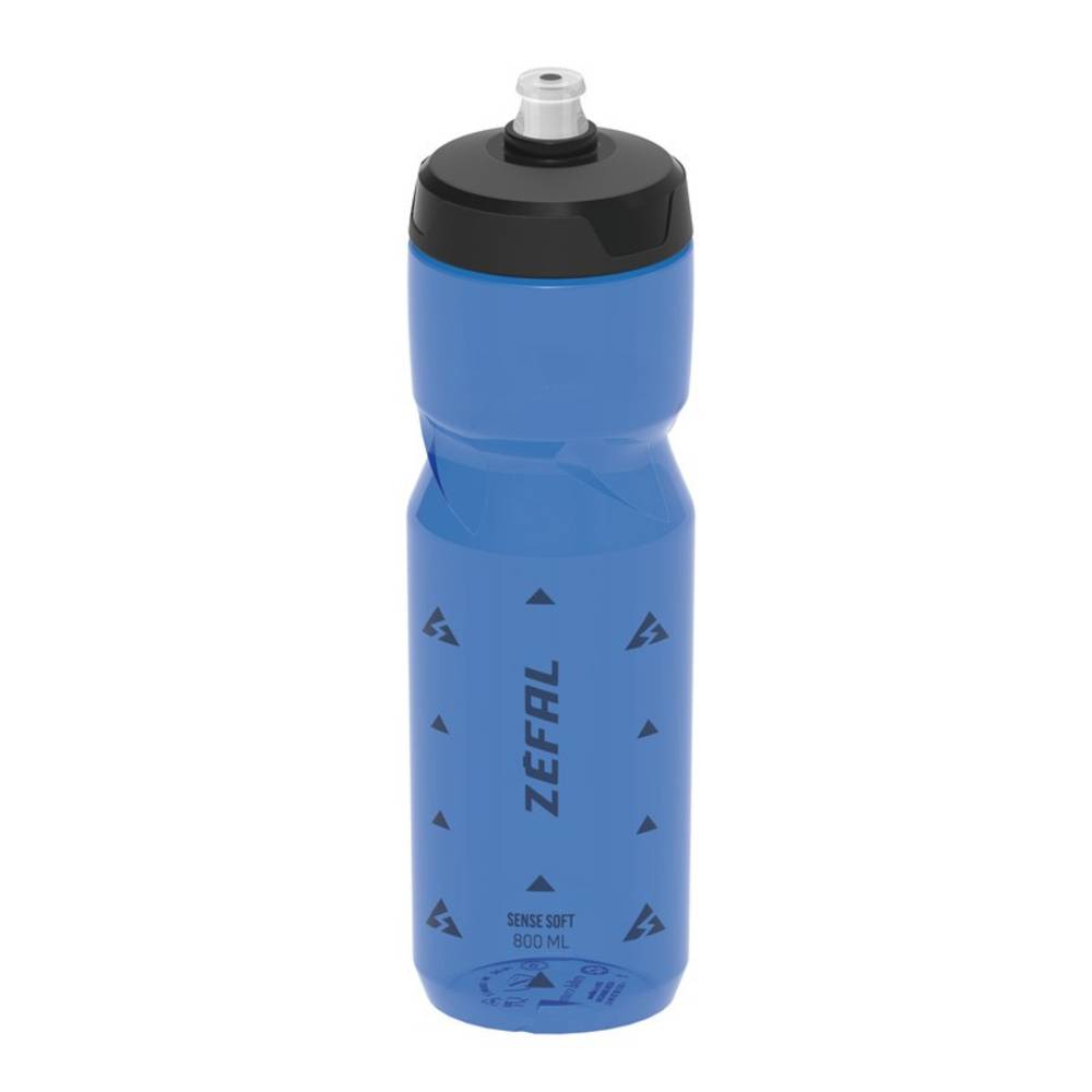 Zéfal Trinkflasche Sense Soft 80 800ml, transluzent blau, Höhe 229mm