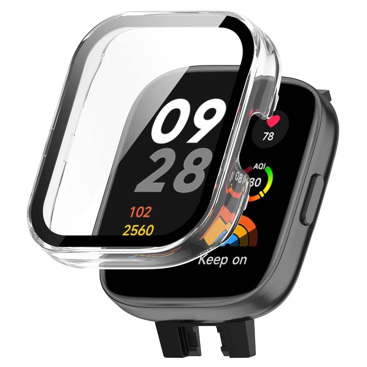 Full TPU Watch Transp für Xiaomi Redmi Watch 3 Cover Etuis Schutzhülle