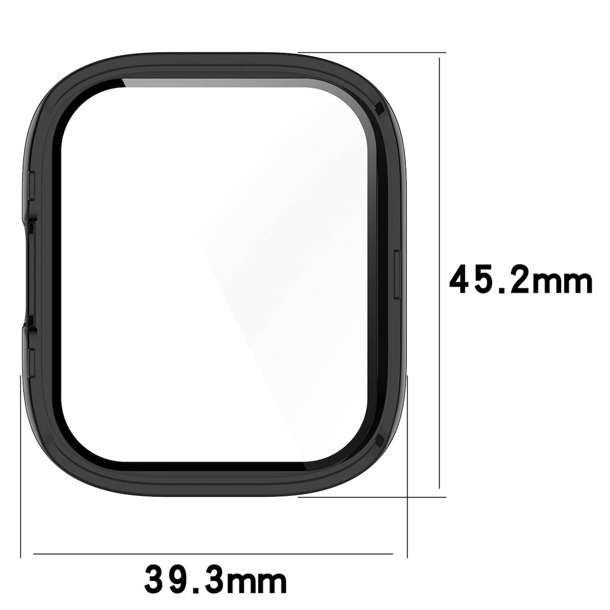 Full TPU Watch Transp für Xiaomi Redmi Watch 3 Cover Etuis Schutzhülle