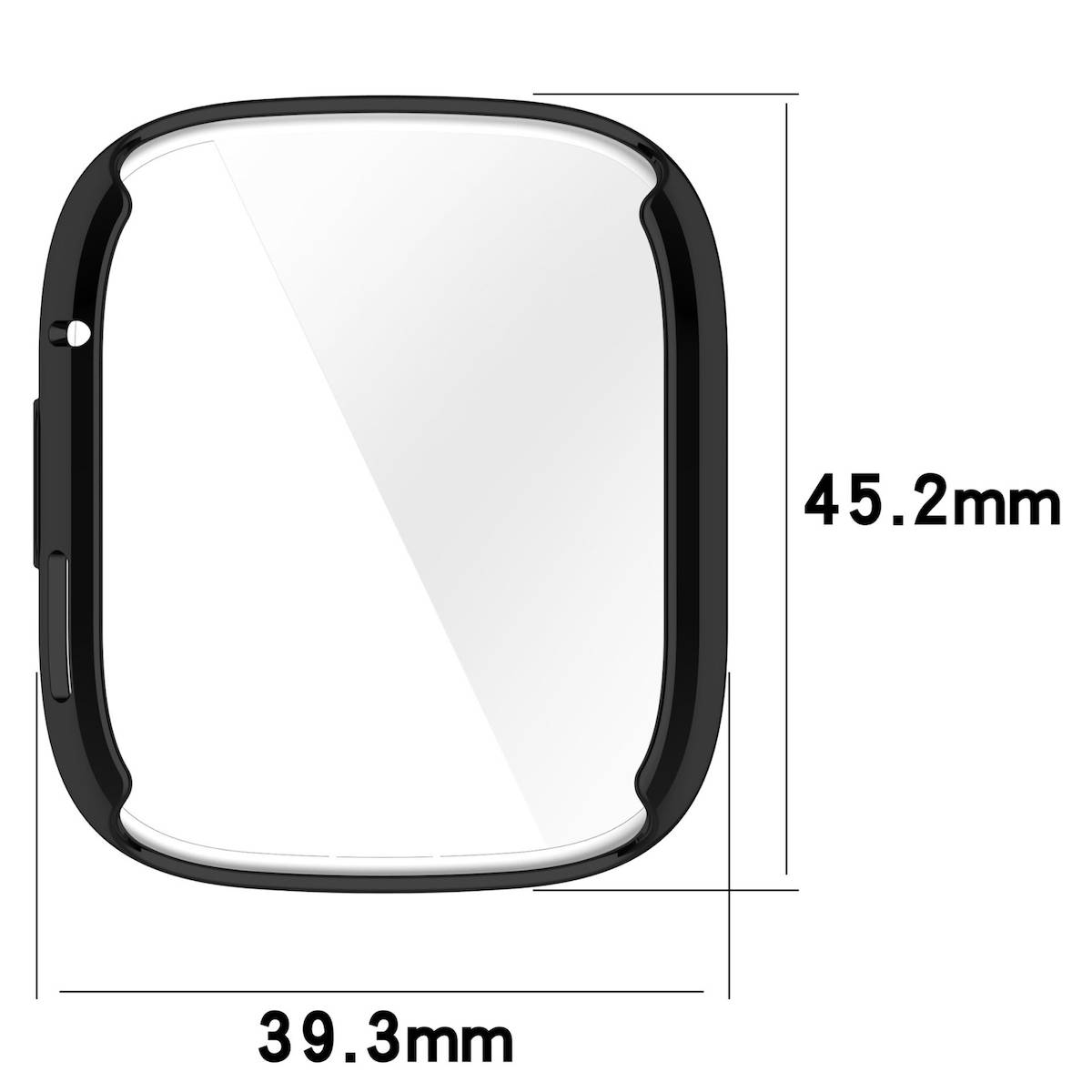 Full TPU Watch Pink für Xiaomi Redmi Watch 3 Cover Etuis Schutzhülle