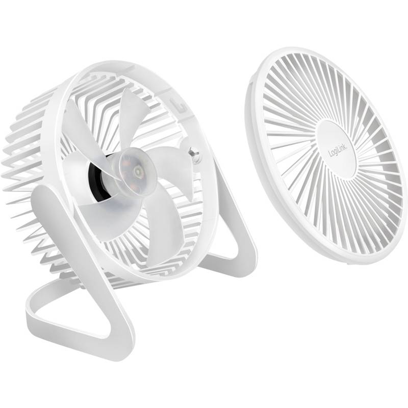 LogiLink USB-Schreibtisch-Ventilator, 40 dB, weiß