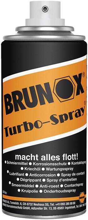 Multifunktionsspray Turbo-Spray® 100 ml Spraydose BRUNOX 24 Stück