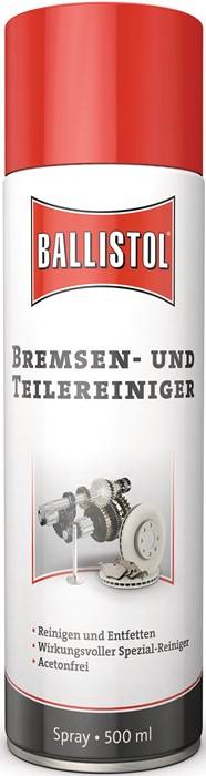 Bremsen- u.Teilereiniger acetonfrei 500ml Spraydose BALLISTOL 6 Dosen