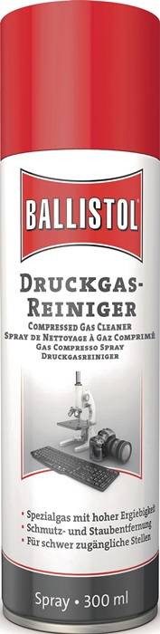 Druckgasreiniger STAUBFREI 300 ml Spraydose BALLISTOL 6 Dosen