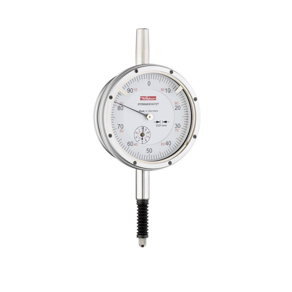 Präzisions-Messuhr M 2 SW - Messspanne 10 mm - öl- und wasserdicht - mit Stoßschutz
